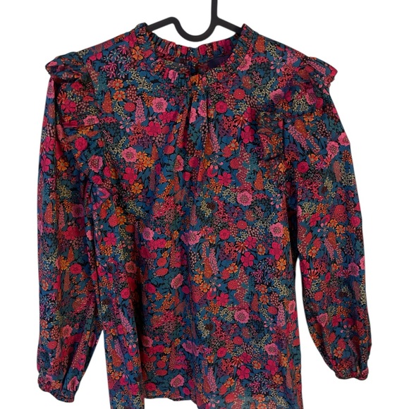 J. Crew Tops - J. Crew Multicolor Floral Blouse